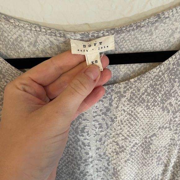 Soft Joie Camdyn Dress in Fossil Grey Snake Print - Picture 3 of 4